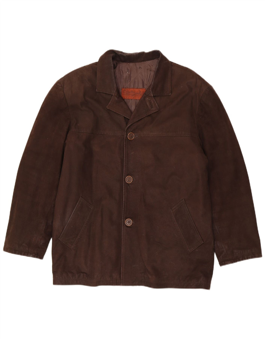 Lavorazione Artigianale Herre læderjakke IT 48 Medium Brun