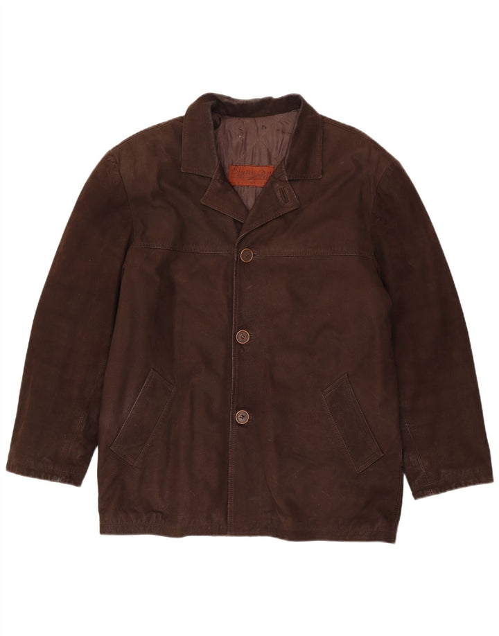Lavorazione Artigianale Herre læderjakke IT 48 Medium Brun