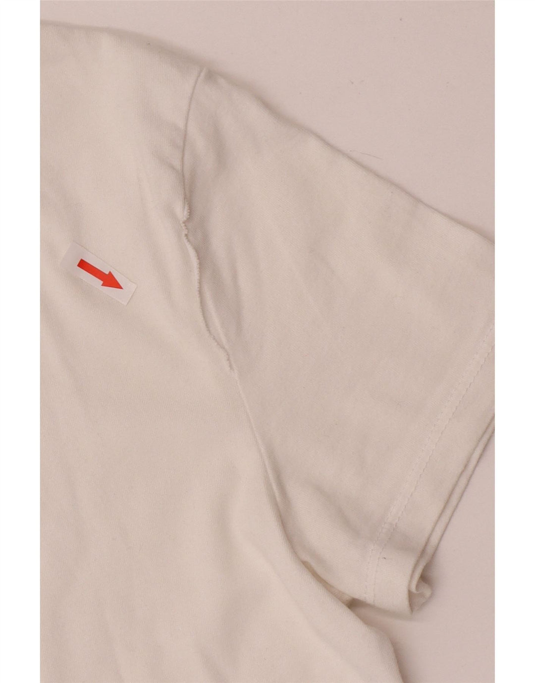 Levi's Dame Grafisk T-Shirt Top UK 14 Medium Hvid Bomuld