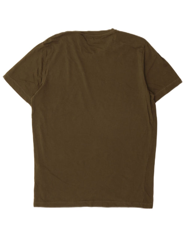 Jack & Jones Herre grafisk T-shirt Top Lille Khaki Bomuld