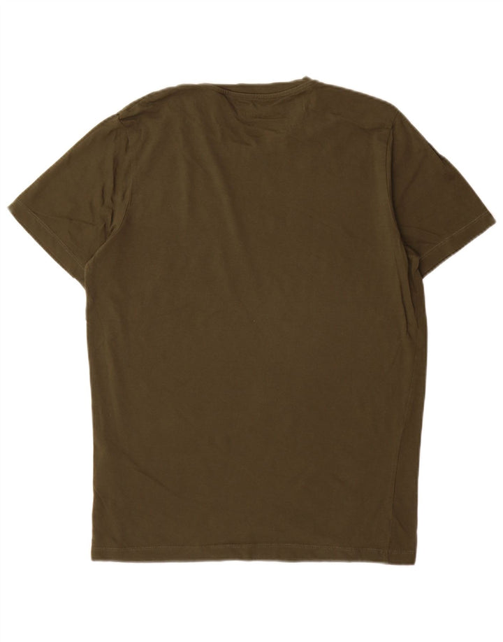 Jack & Jones Herre grafisk T-shirt Top Lille Khaki Bomuld