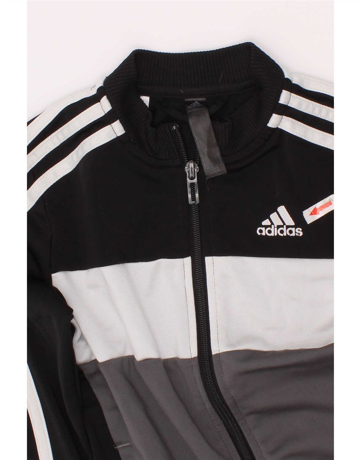 Adidas Træningsdragt Topjakke til drenge 5-6 år Sort Colourblock Polyester
