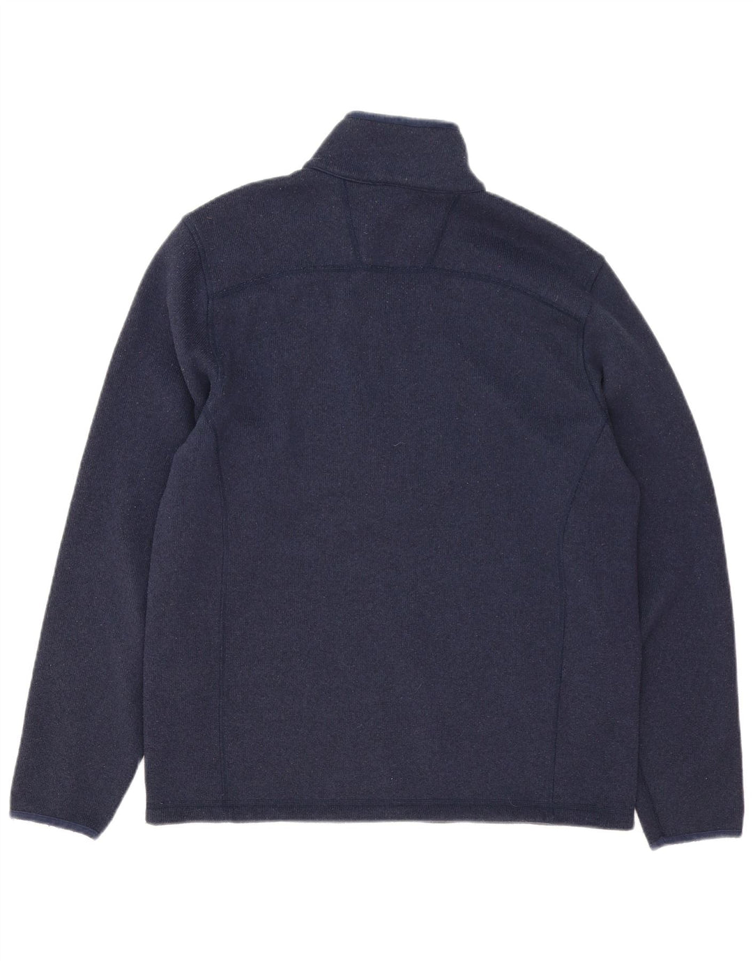 The North Face Herre Zip Neck Jumper Sweater Medium Navy Blue Polyester