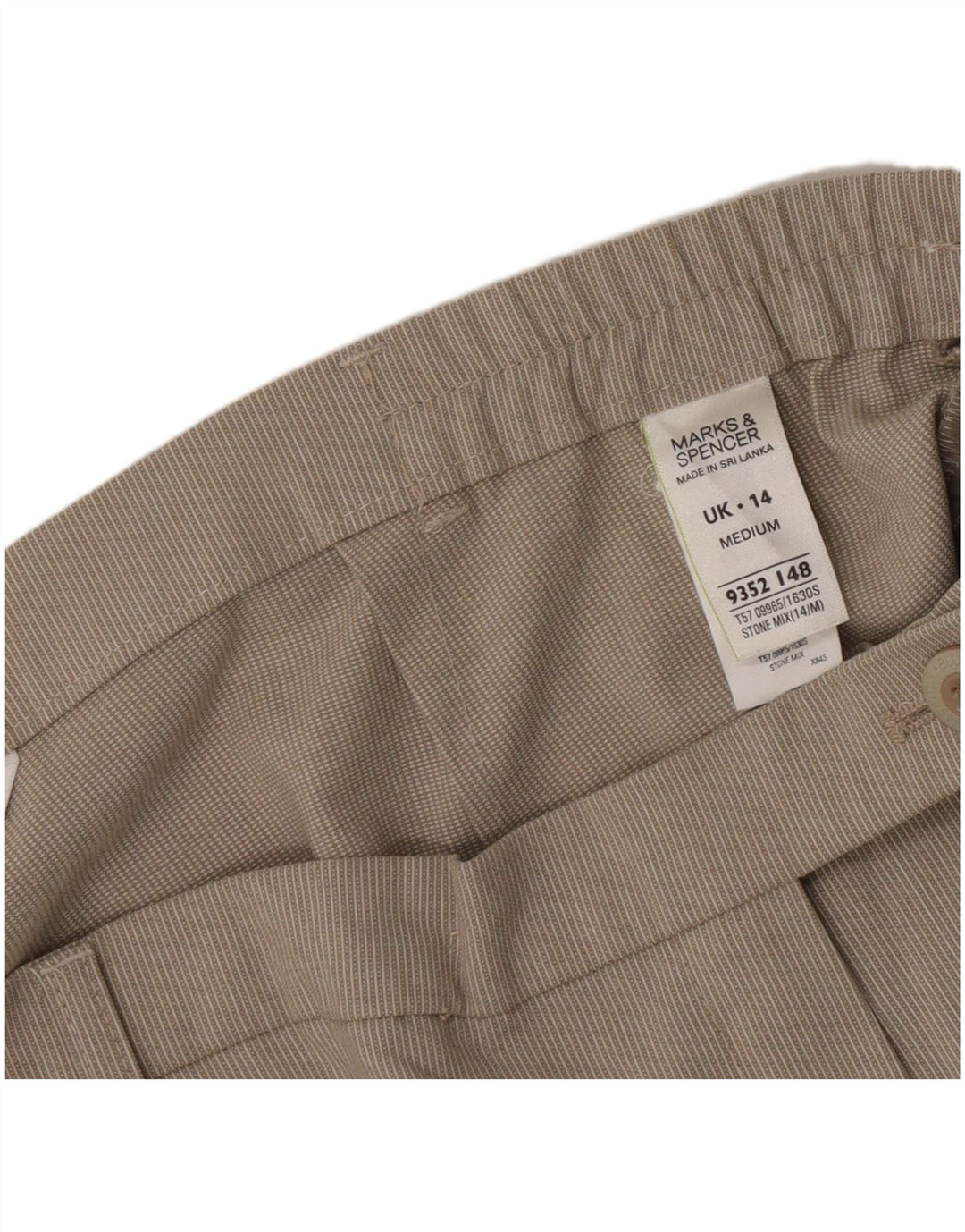 Marks & Spencer Lige jakkesæt til kvinder bukser UK 14 Medium W32 L28 Grå