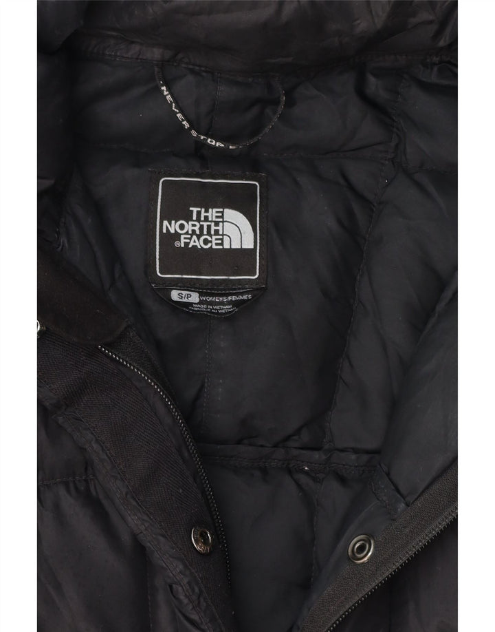 The North Face Dame Hooded Padded Coat UK 10 Small Black