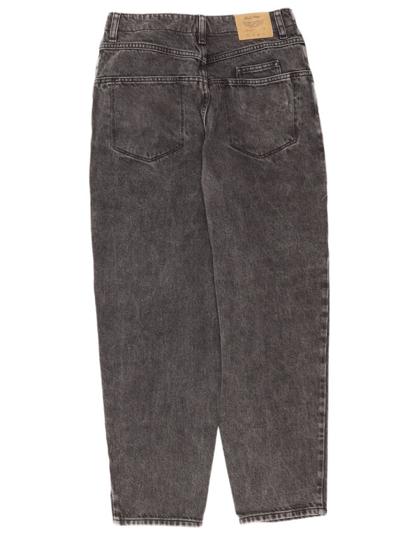 By American Womens High Waist Carrot Tapered Jeans W30 L28 Grå Bomuld