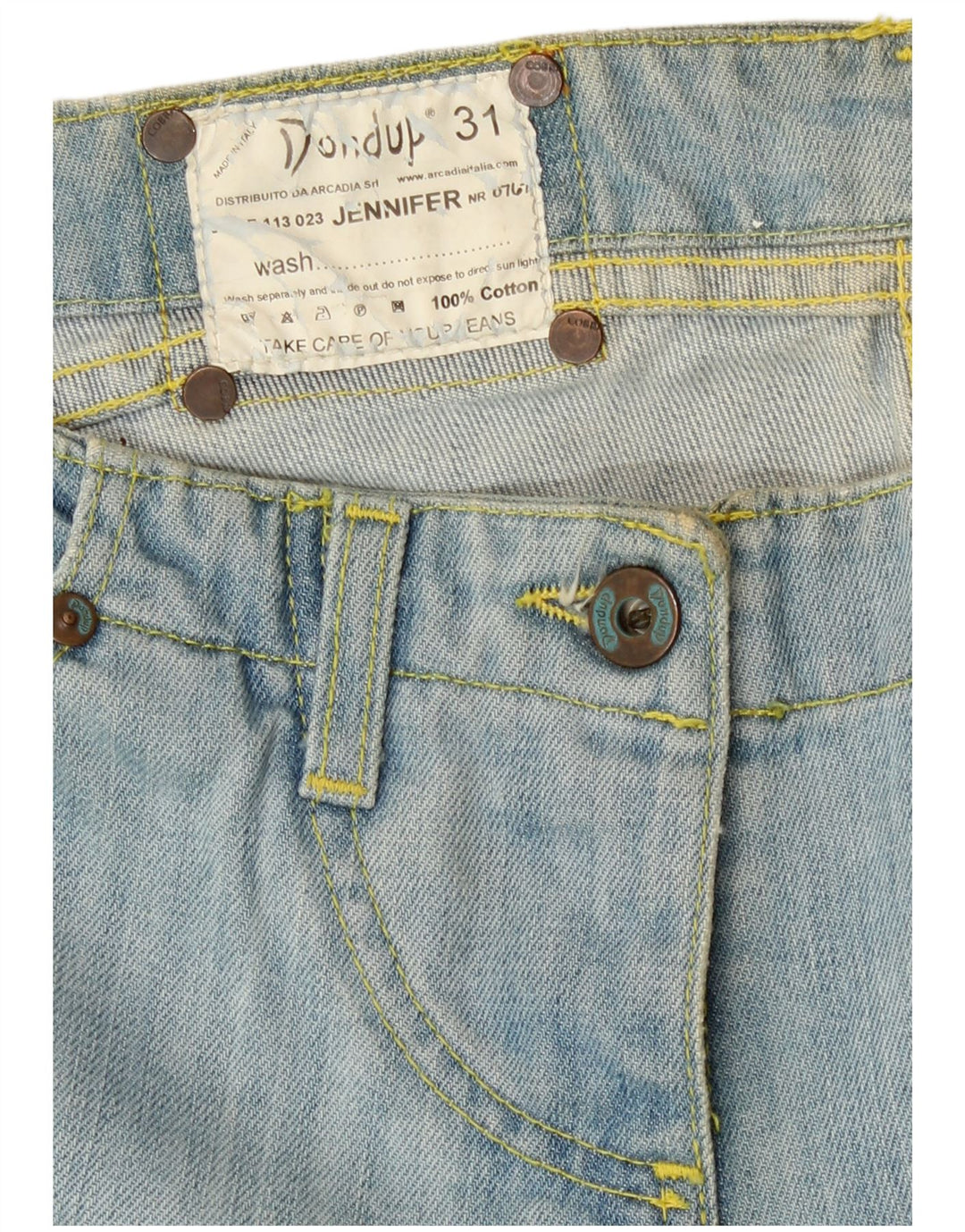 Dondup Dame Bootcut Jeans W31 L34 Blå Bomuld