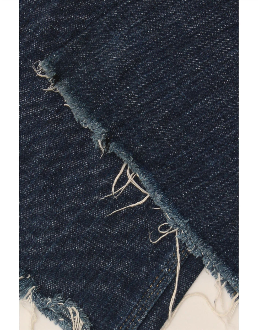 CARHARTT Dame Cargo Straight Jeans W34 L28 Marineblå Bomuld