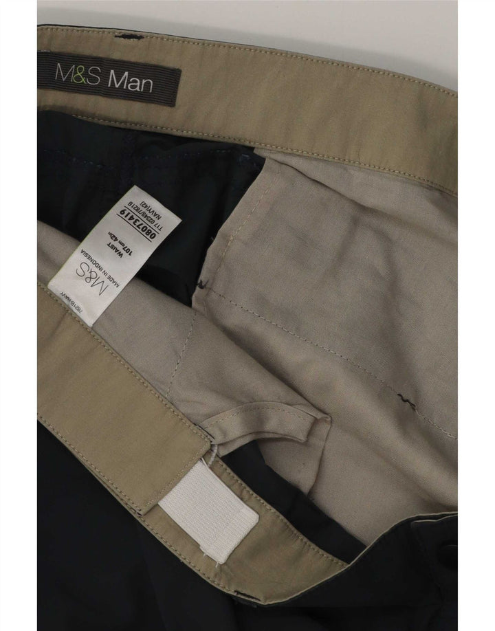 Marks & Spencer Herre Cargo Shorts W42 2XL Grå Bomuld