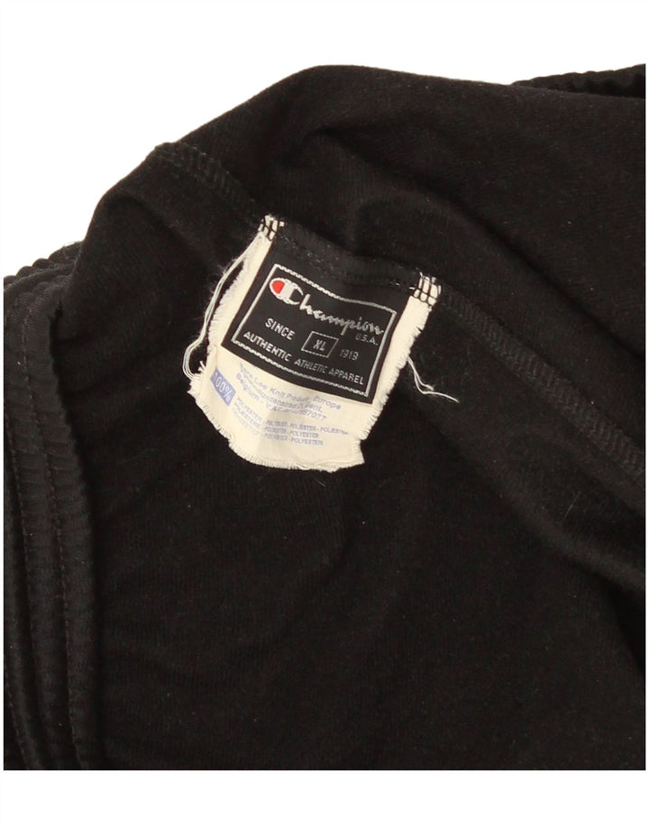 Champion Herre grafisk træningsdragt bukser XL sort polyester