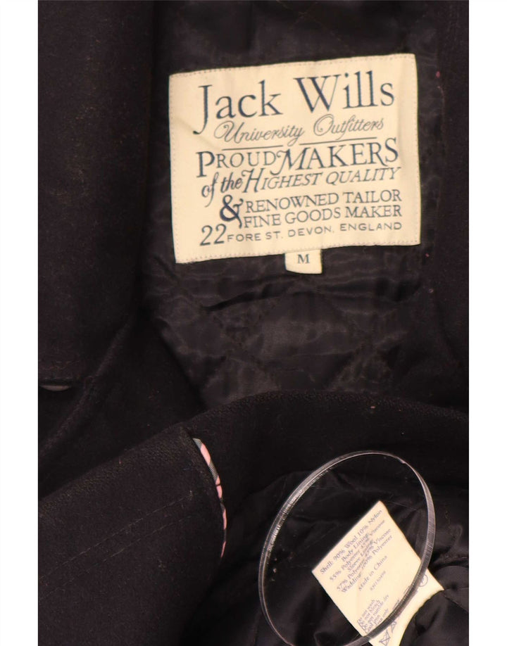 Jack Wills Herre Ærtefrakke UK 38 Medium Marineblå Uld
