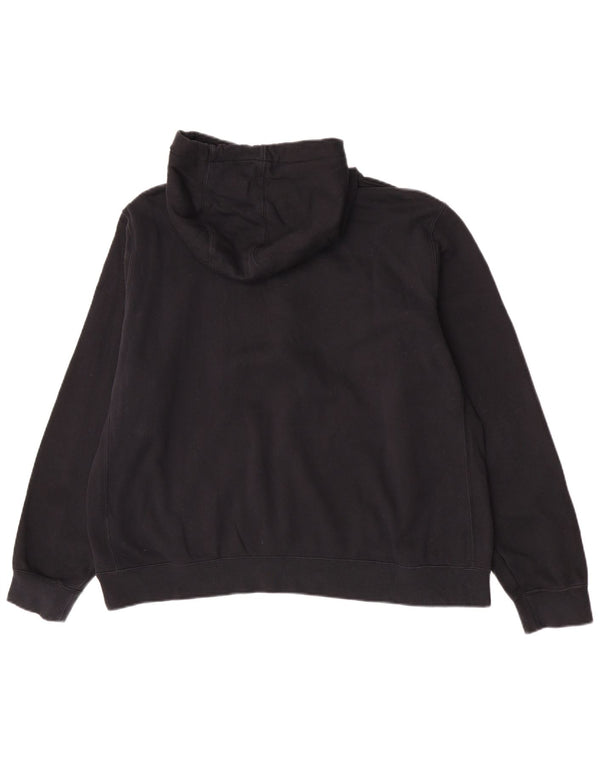 Nike Grafisk Oversized Hoodie Jumper til kvinder UK 20 2XL Sort