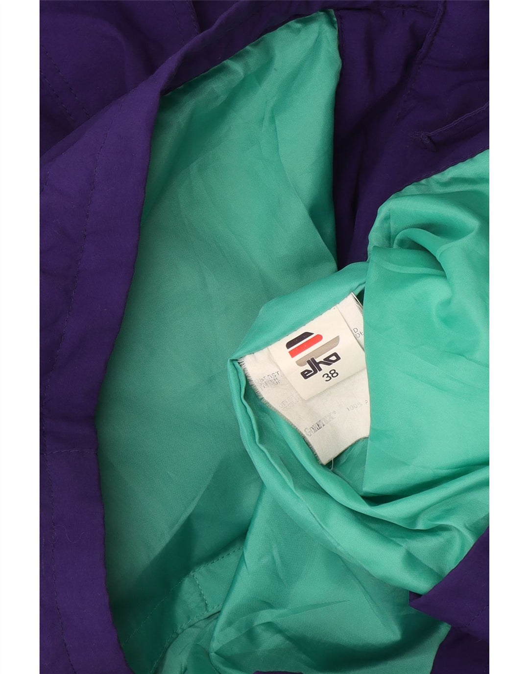 Elho Dame Oversized Windbreaker Jacket EU 38 Medium Lilla Polyamid