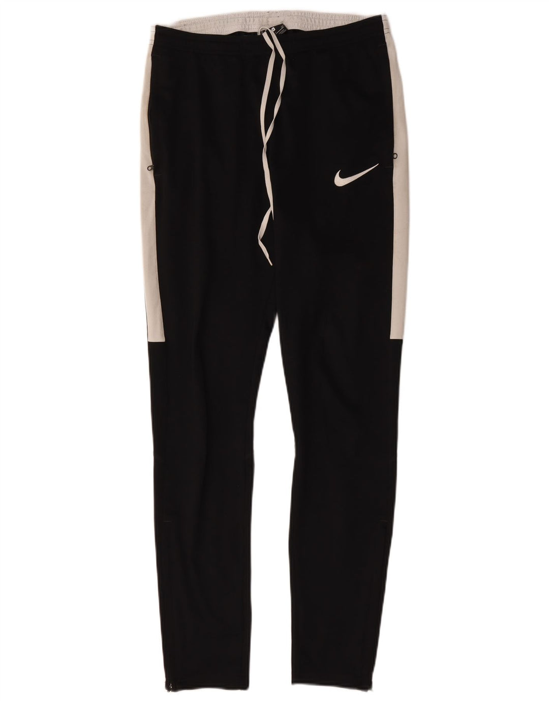 Nike træningsdragtsbukser til kvinder UK 10 Small Black Colourblock Polyester