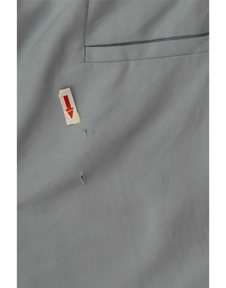 Zara Dame Crop Chino Bukser Medium W30 L26 Blå