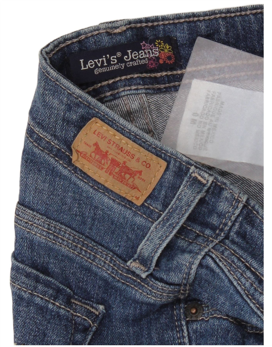 Levi's Dame Flared Jeans US 0 XS W26 L32 Blå Bomuld