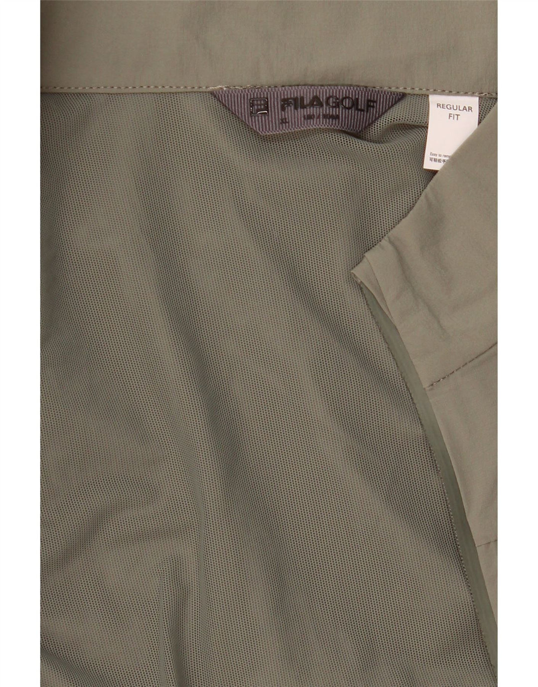Fila Womens Regular Fit træningsdragt Topjakke UK 18 XL Khaki