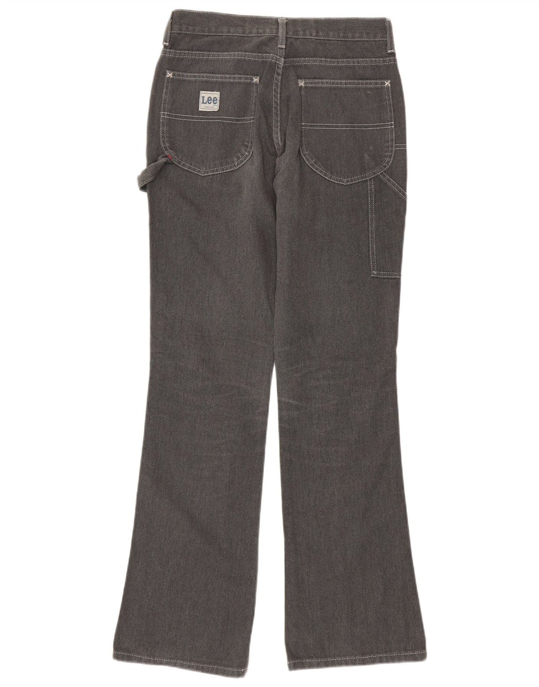 LEE Womens Carpenter Flared Jeans W30 L33 Grå Bomuld