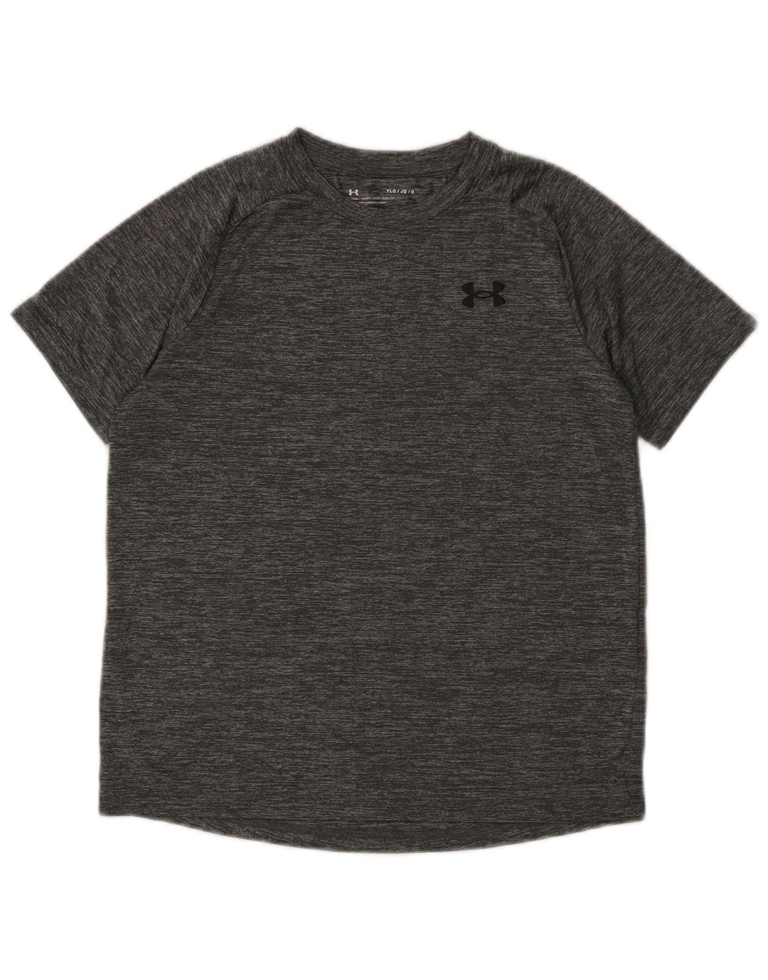 Under Armour Boys T-Shirt Top 11-12 år Large Grå Flecked Polyester