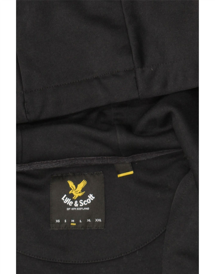 Mens Zip Hoodie Sweater Medium Vintage Lyle & Scott and Second-Hand Lyle & Scott from Messina Hembry 