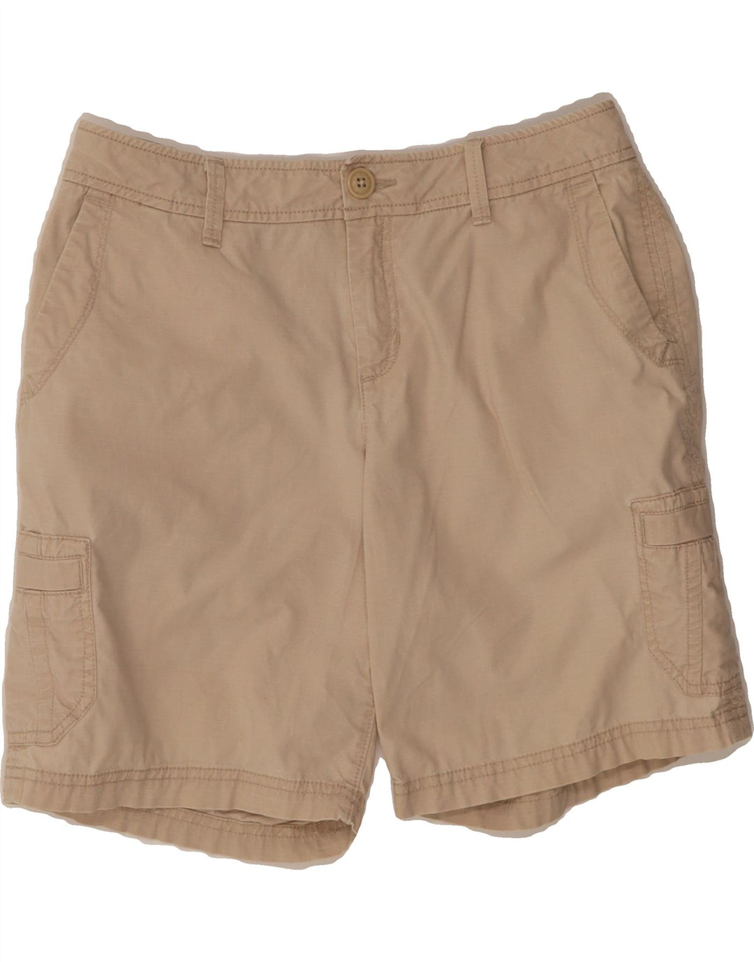 EDDIE BAUER Womens Cargo Shorts US 4 Small W32  Beige Cotton Vintage Eddie Bauer and Second-Hand Eddie Bauer from Messina Hembry 