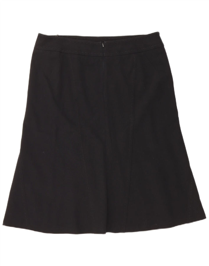 COAST A-line nederdel til kvinder UK 16 Large W34 Black Polyester