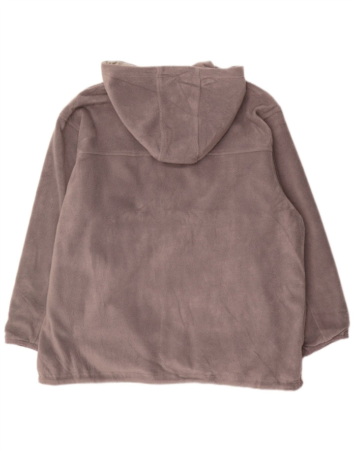 Champion Herre Hætte Vendbar Fleecejakke UK 44 2XL Grå Polyester