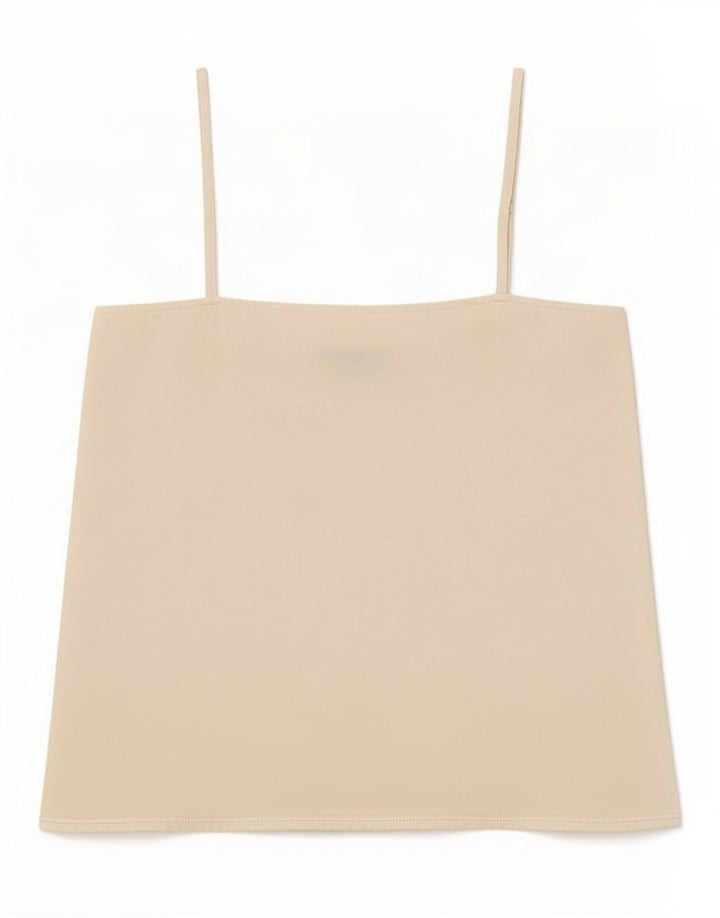 Oasis Dame Cami Top UK 10 Small Off White Polyester