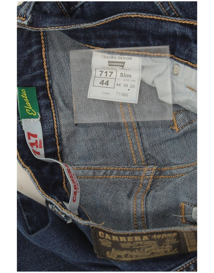 Carrera Dame 717 Slim Jeans W29 L33 Marineblå Bomuld