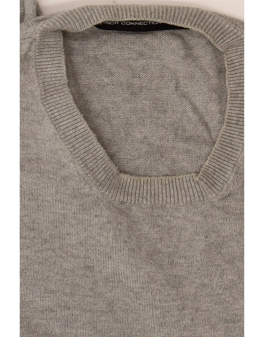 FRANSK FORBINDELSE Herre Crew Neck Jumper Sweater Medium Grå Bomuld