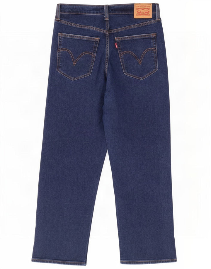 Levi's Dame Ribcage Straight Jeans W30 L26 Blue