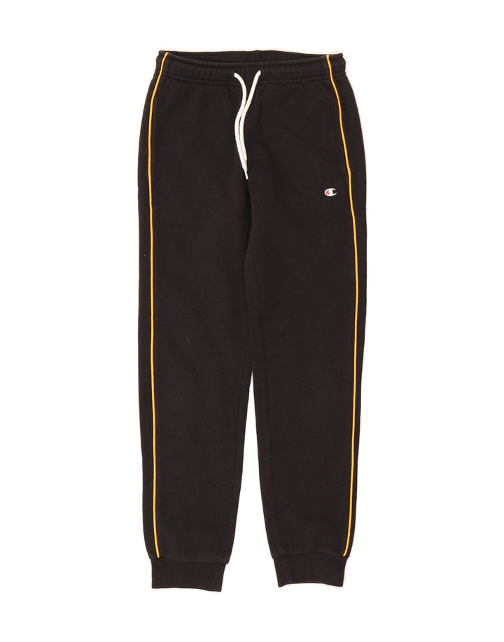 CHAMPION Boys Tracksuit Trousers Joggers 9-10 Years Medium Black Vintage Champion and Second-Hand Champion from Messina Hembry 