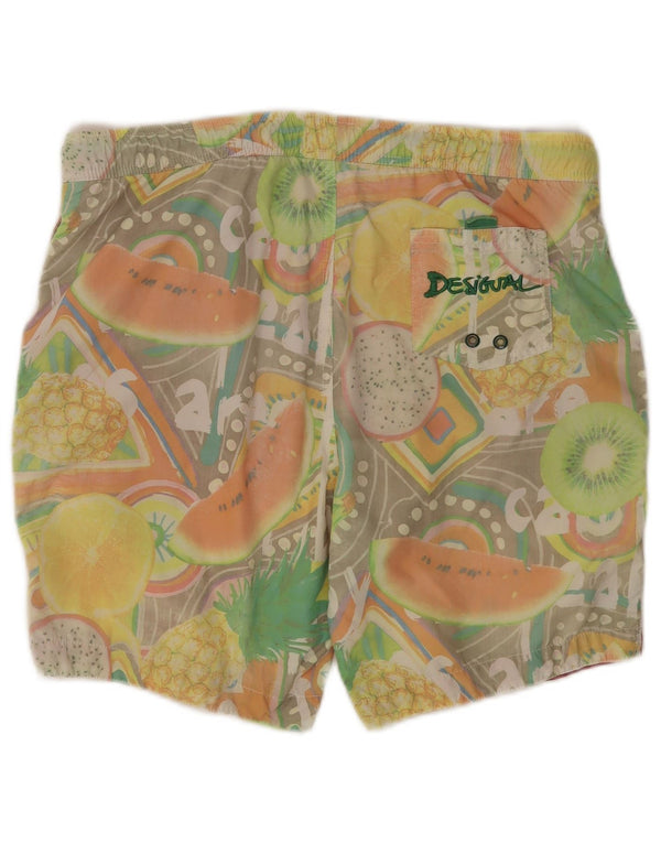 Desigual Herre grafiske svømmeshorts Medium Flerfarvet polyamid