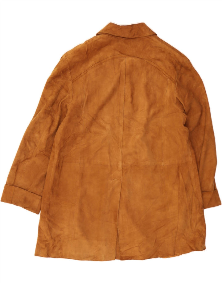 LEBOLE Womens Suede Jacket IT 48 XL Brown Leather Vintage Lebole and Second-Hand Lebole from Messina Hembry 