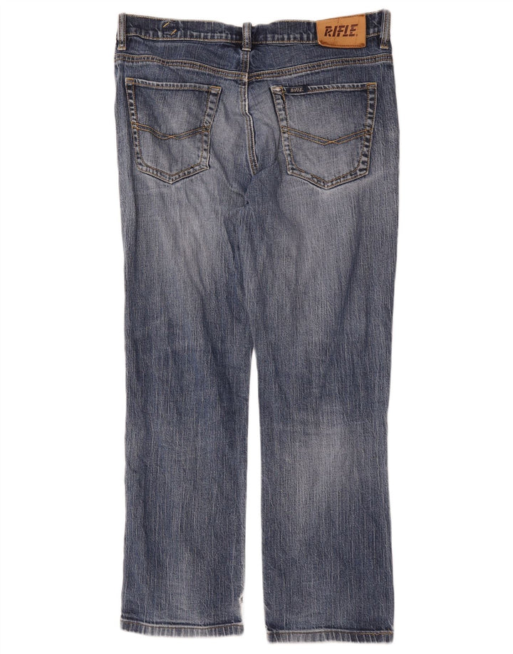 Rifle Herre Straight Jeans W34 L27 Blå