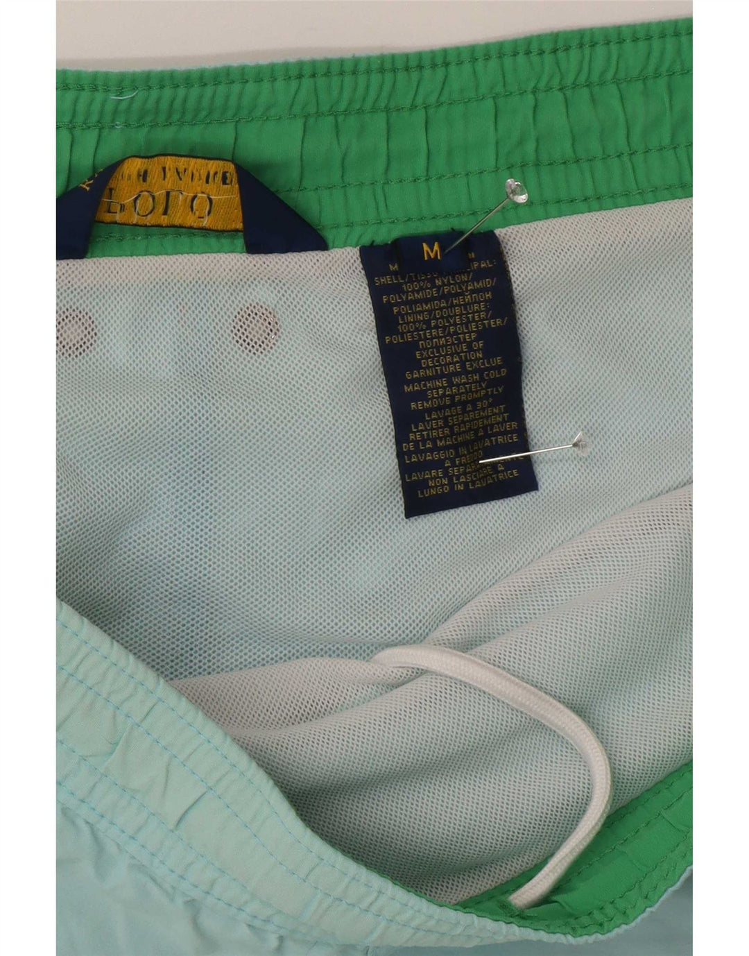 Polo Ralph Lauren Badeshorts til mænd mellemblå nylon