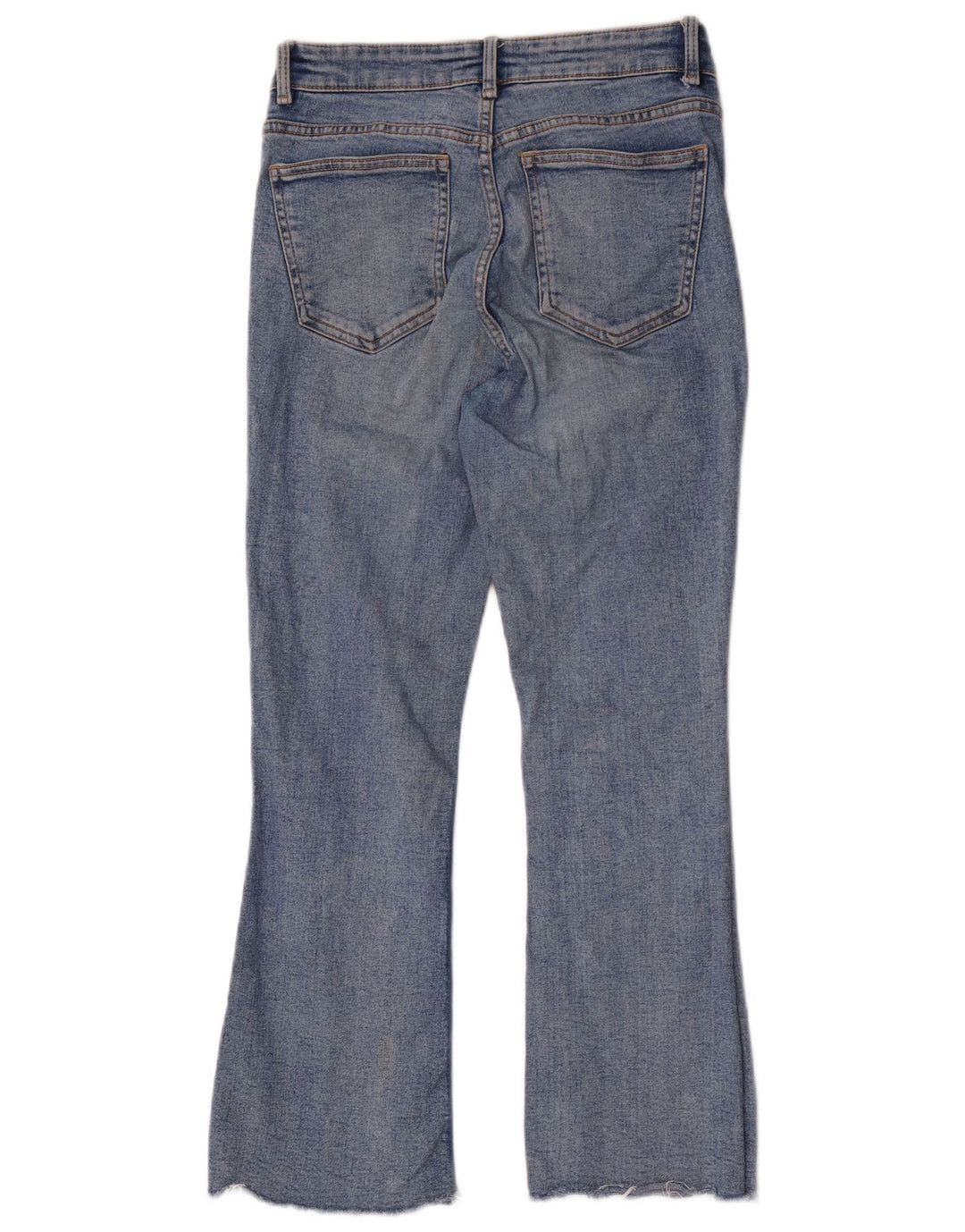 Zara Dame Bootcut Jeans EU 38 Small W28 L26 Blå Bomuld