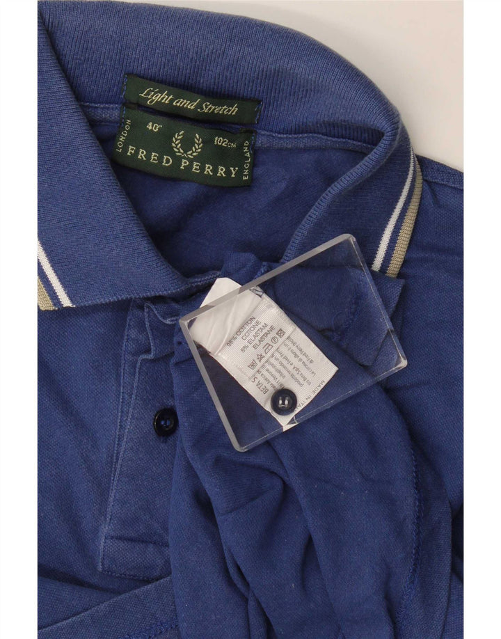Fred Perry Herre poloskjorte lille marineblå stribet bomuld