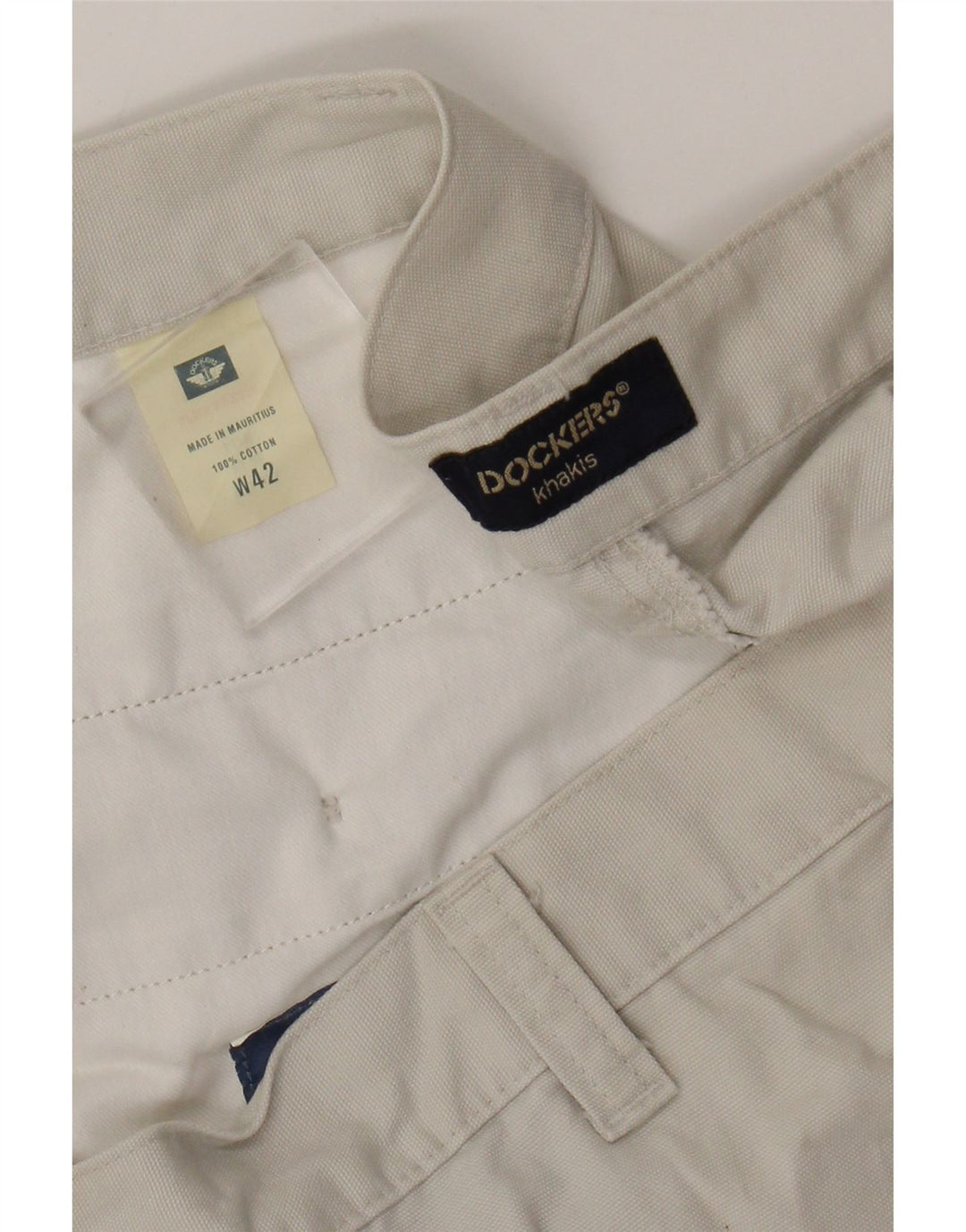 Dockers Herre Khakis Cargo Shorts W42 2XL Beige Bomuld