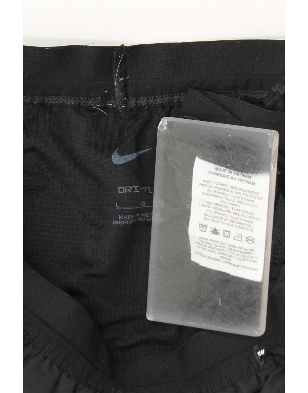 Nike Herre Dri Fit sportsshorts store marineblå polyester