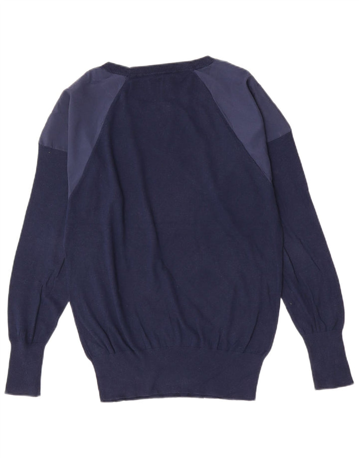 Oasis Dame sweater med rund hals DK 10 Small Navy Blue Colourblock