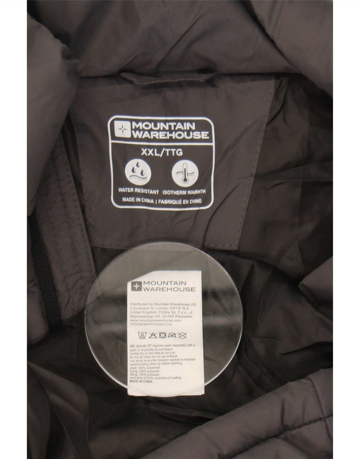 Mountain Warehouse Herre Polstret Gilet UK 44 2XL Grå Polyamid