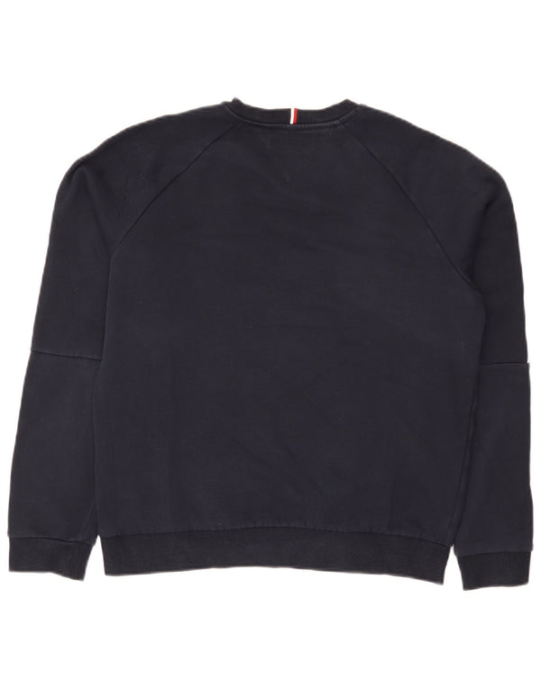 Tommy Hilfiger drenge grafisk sweatshirt trøje 13-14 år marineblå bomuld