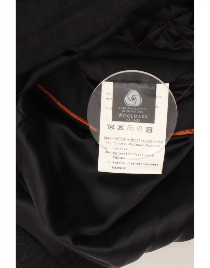 Bugatti Herre Overfrakke IT 46 Small Black Virgin Wool