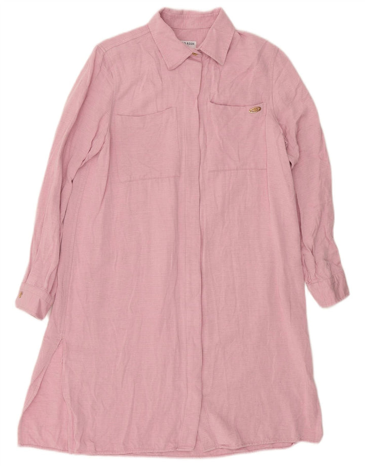 U.S. Polo Assn. Dame skjortekjole EU 38 Medium Pink Viscose