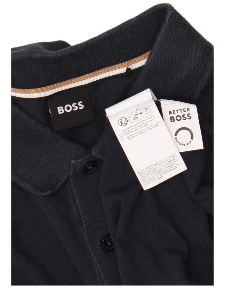 Hugo Boss Herre poloshirt Medium Navyblå Bomuld