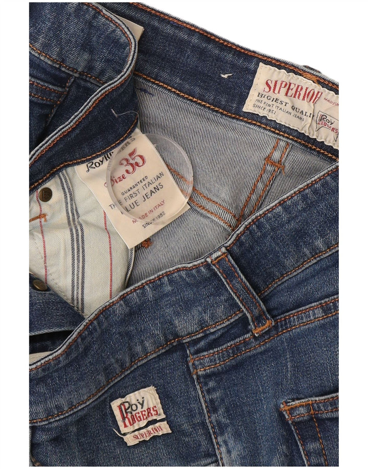 Roy Rogers Dame Superior Slim Jeans W35 L33 Blå Bomuld