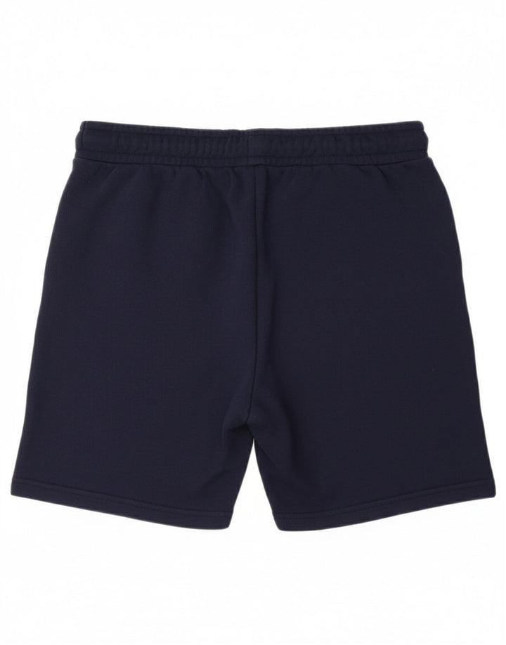 ELLESSE Mens Graphic Sport Shorts Small  Navy Blue Cotton