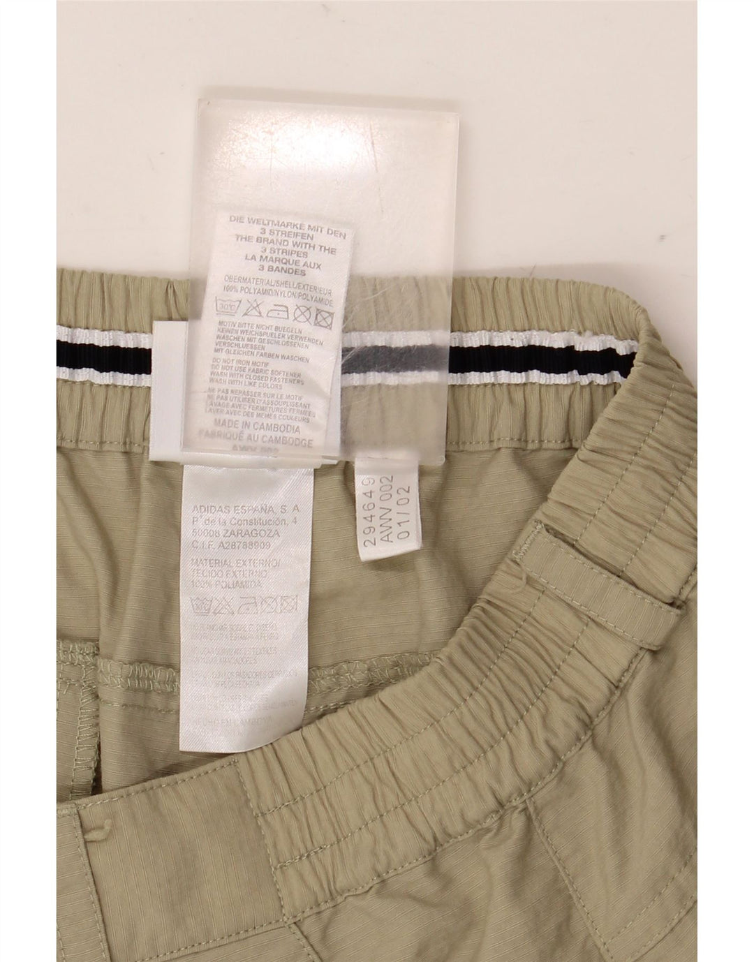 Adidas Chino Shorts til mænd W36 Large Beige Polyamid
