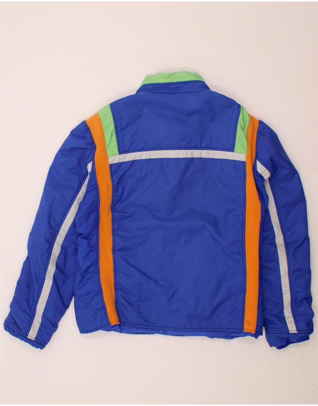 HENRI CHARLES COLSENET Womens Windbreaker Jacket IT 52 2XL Blue Vintage HENRI CHARLES COLSENET and Second-Hand HENRI CHARLES COLSENET from Messina Hembry 